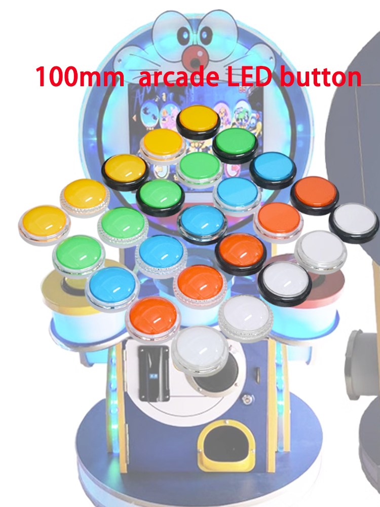 Arcade Vibes - Tombol LED Arcade 12V 100mm Tombol