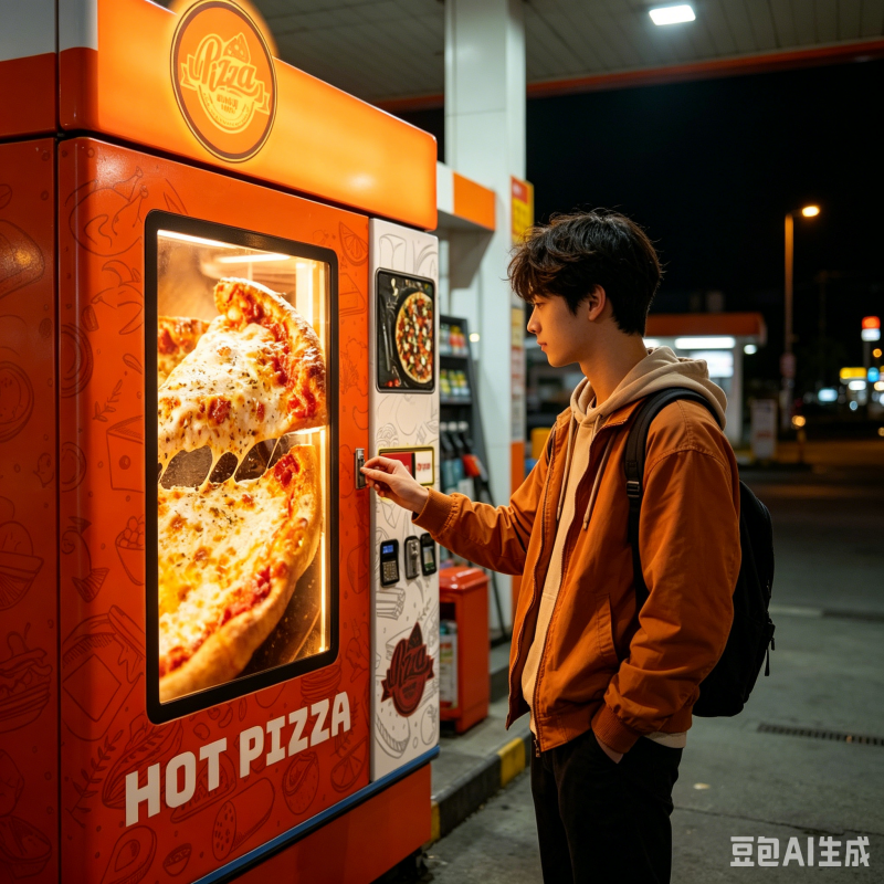 Candy Vending Machine - Mesin Penjual Pizza Otomatis Kelas Industri,