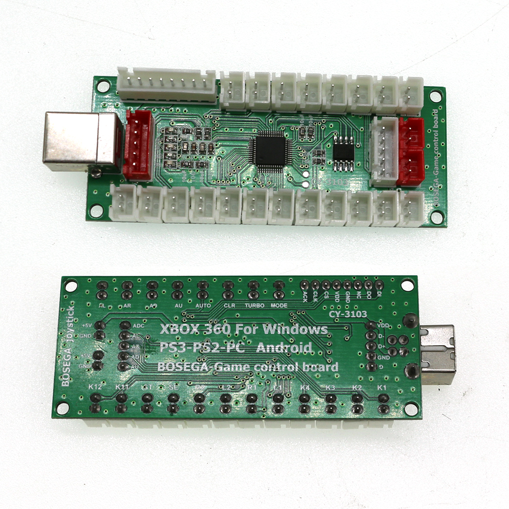 Arcade Button Pcb - PC360 PS2 & PS3 4 In