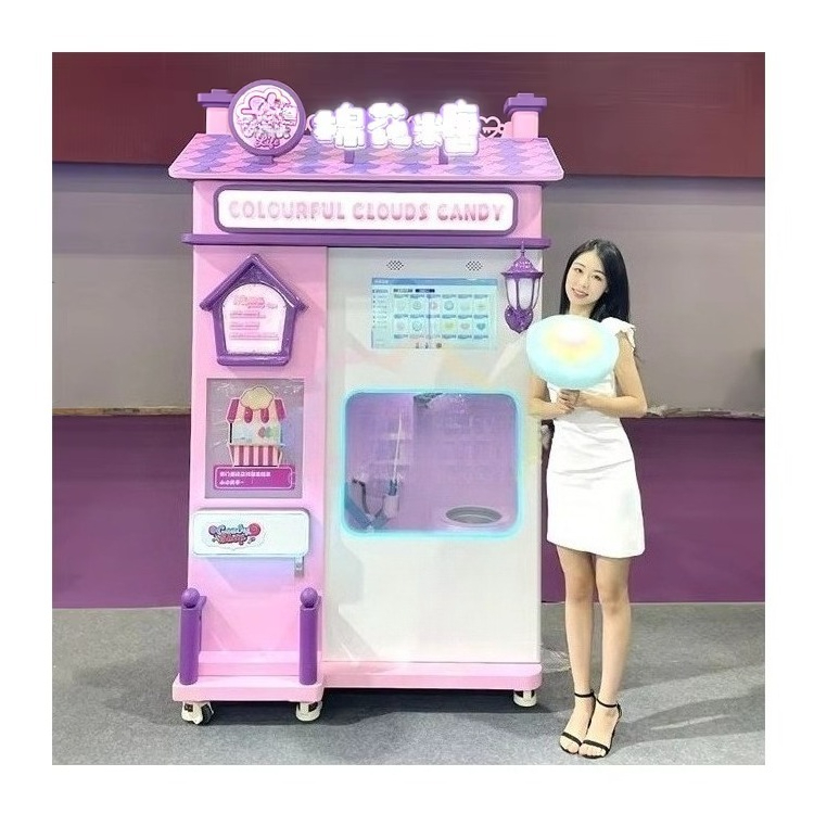 Candy Vending Machine - Mesin Penjual Permen Kapas Otomatis Penuh