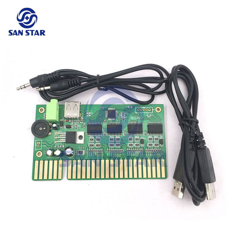 Arcade Button Pcb - PC Ke JAMMA Papan Konverter USB