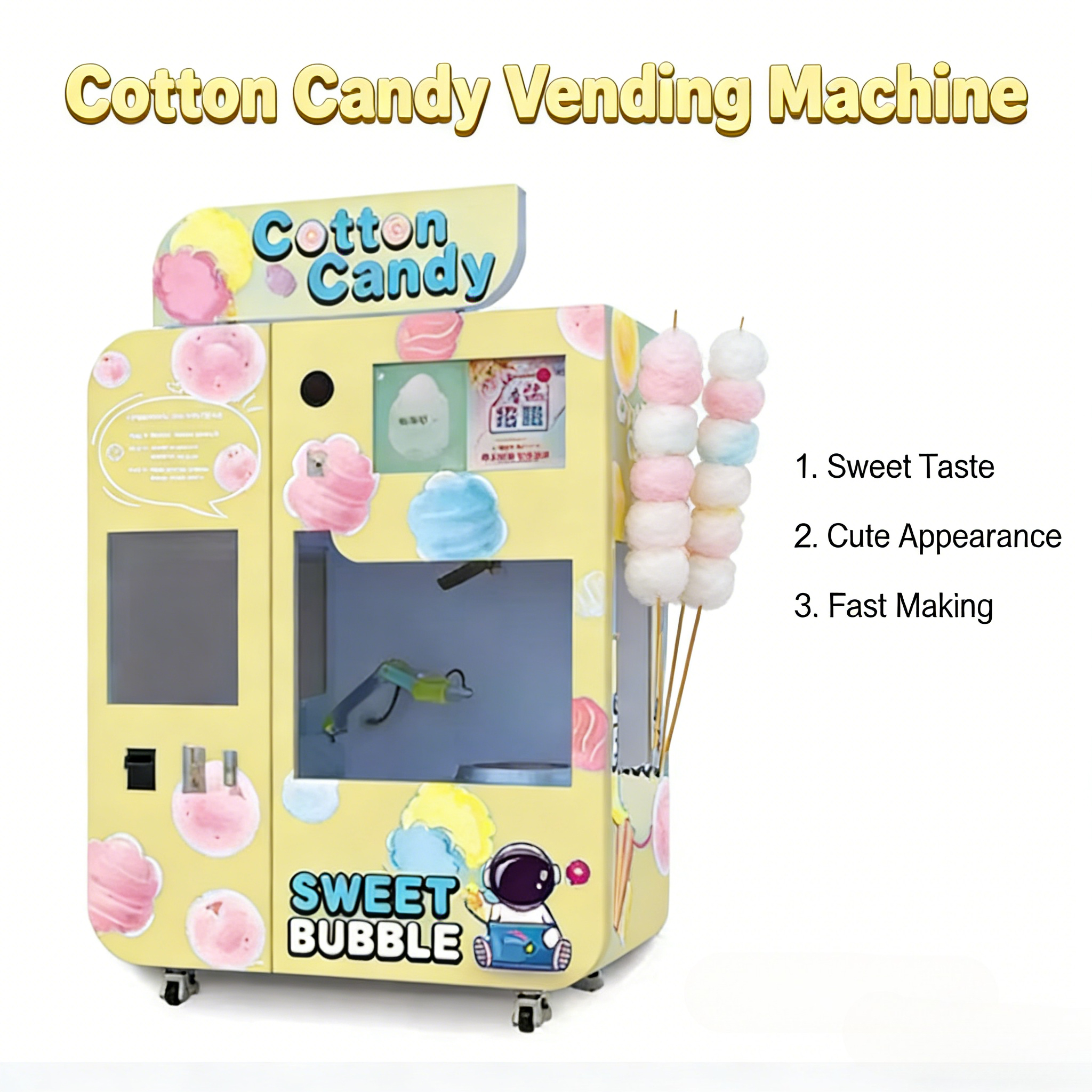 Candy Vending Machine - Mesin Penjual Permen Kapas Berkualitas Tinggi
