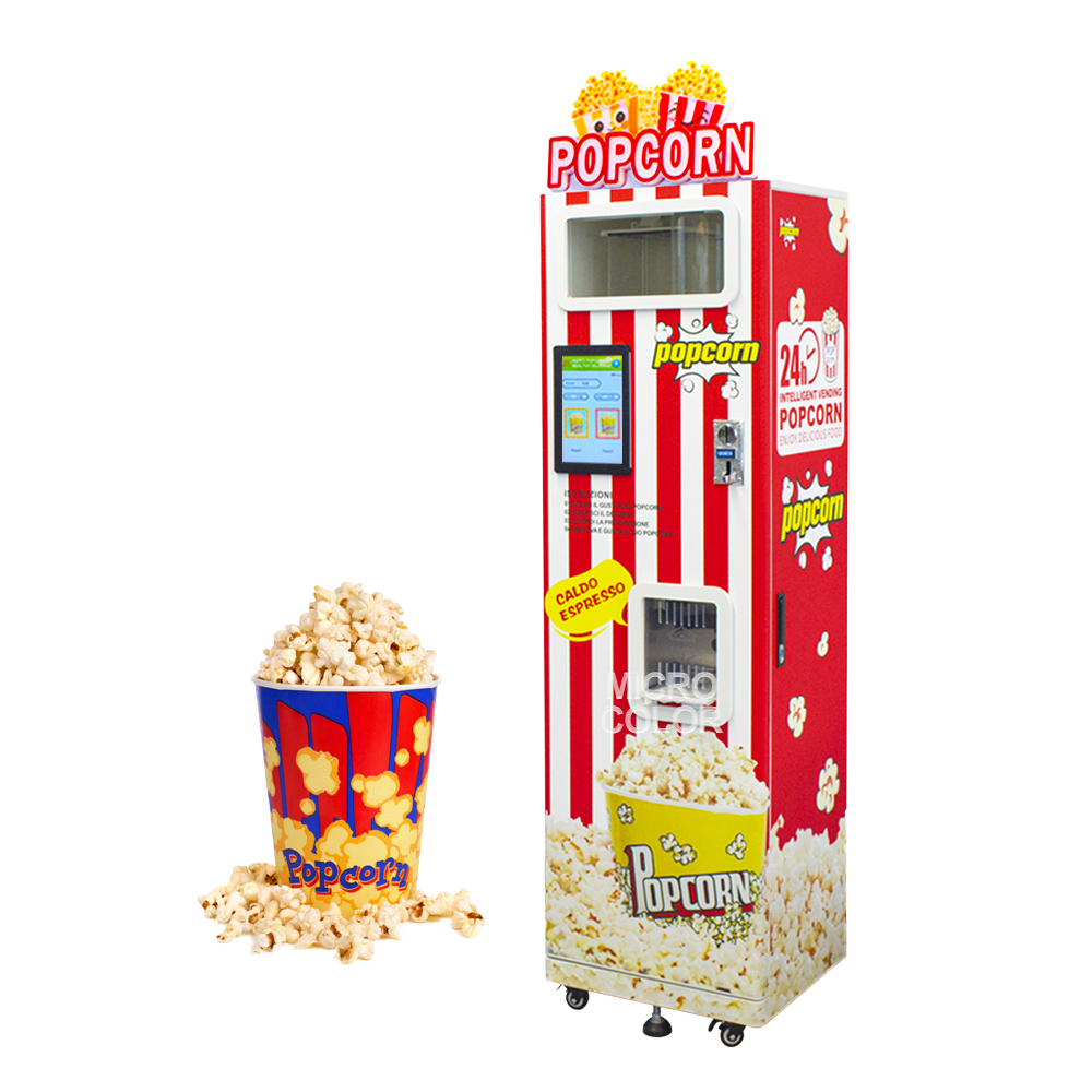 Bill Acceptor Vending - Mesin Penjual Popcorn Otomatis Komersial Gaya
