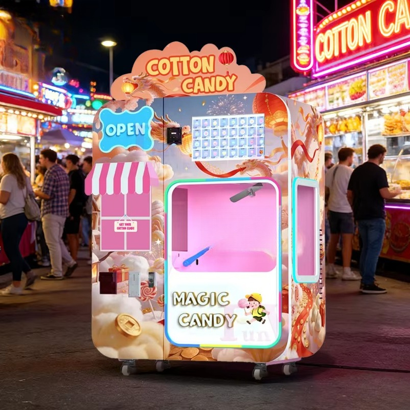 Candy Vending Machine - Mesin Penjual Permen Kapas di Food