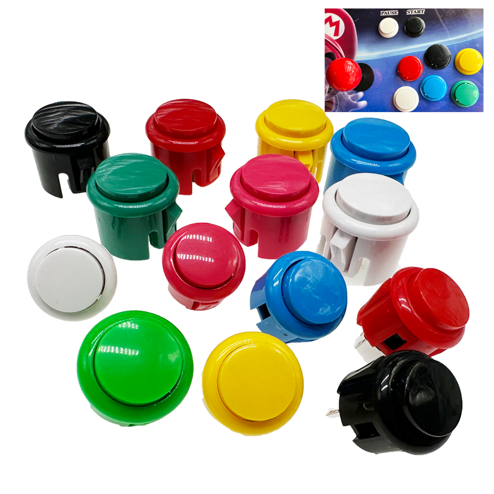 Arcade Wangan Midnight - 12pcs Tombol Sanwa 30mm 24mm Tombol