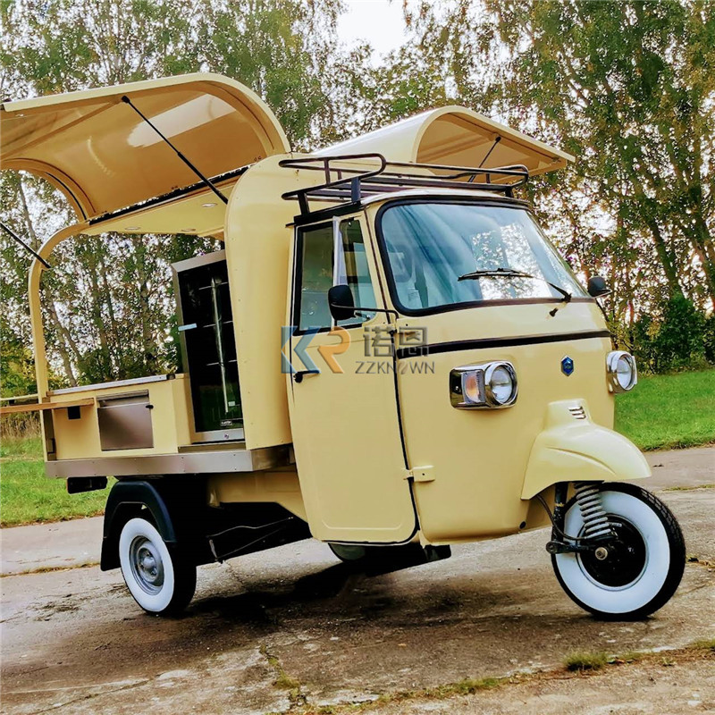 Hot Dog Vending Cart - Keranjang sepeda roda tiga listrik OEM