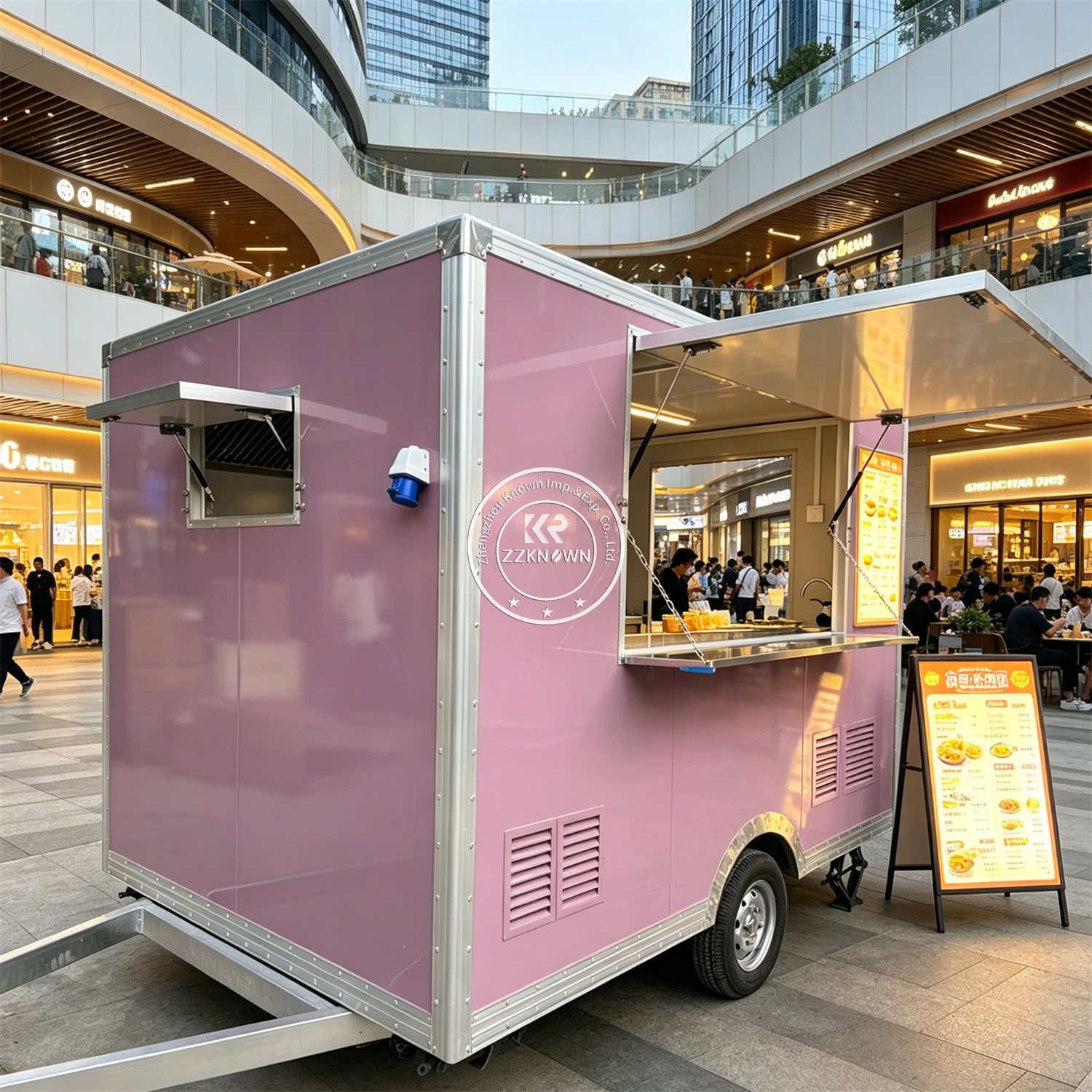 Hot Dog Vending Cart - Gerobak Pizza, Gerobak BBQ Jalanan, Gerobak