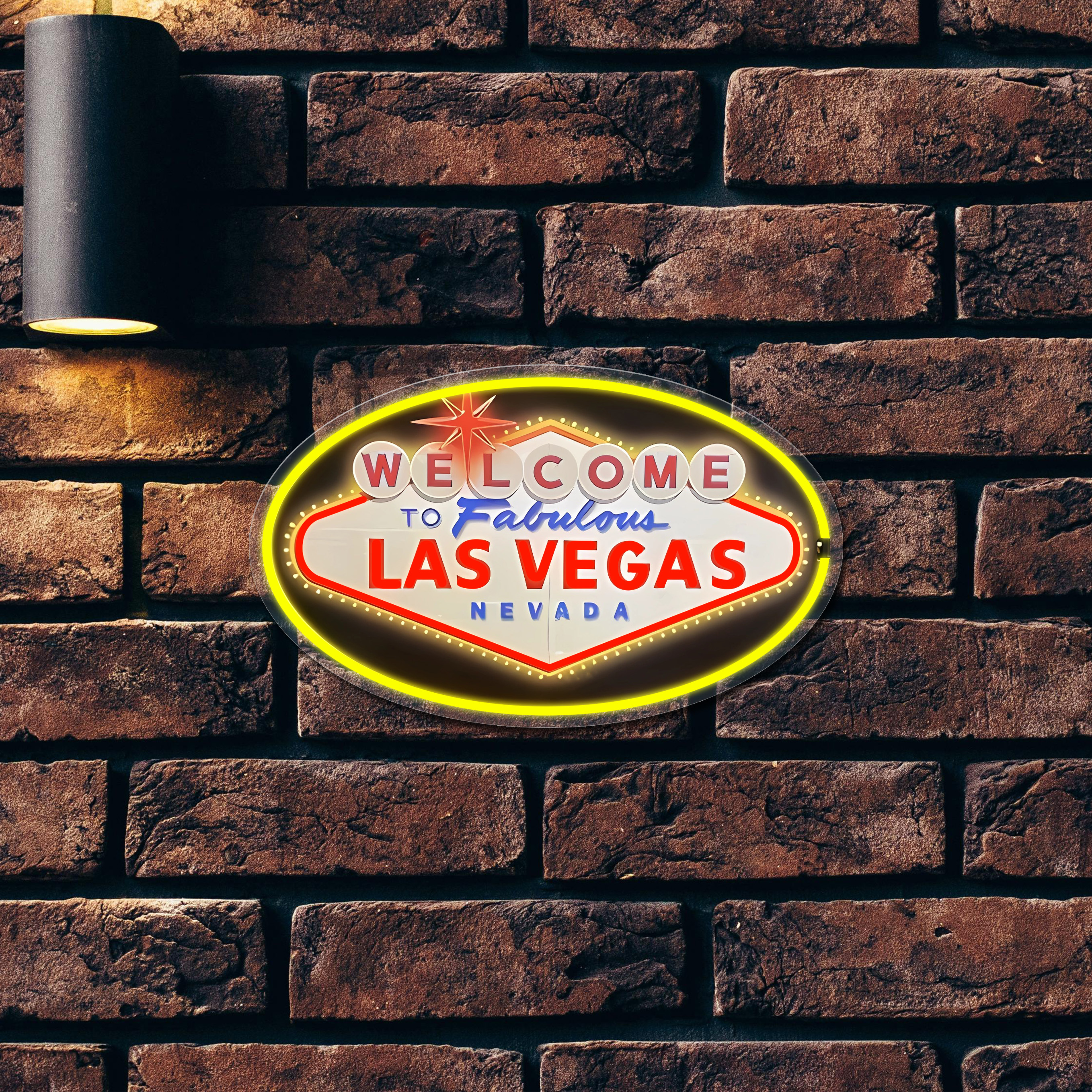 Arcade Vegas - 1 Buah Lampu Neon LED Selamat