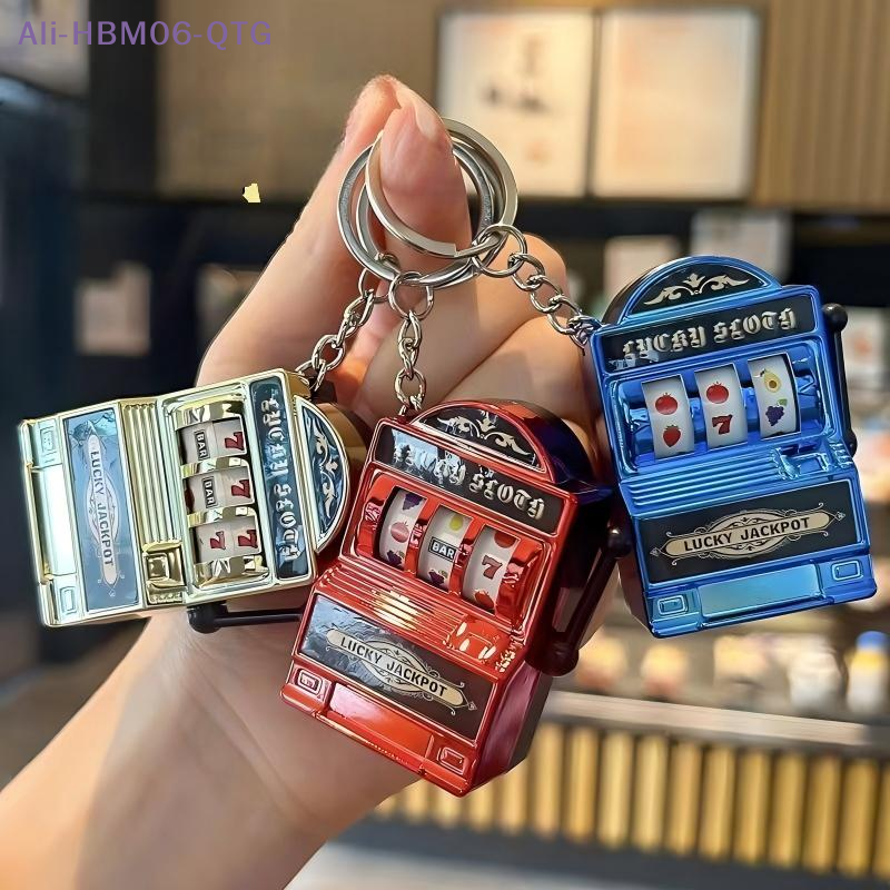 Arcade Game Jackpot - Gantungan Kunci Mesin Slot Mini Kreatif,