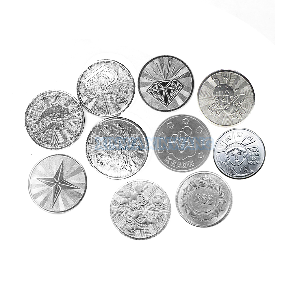 Arcade Games Vending - 100 Buah Token Koin Baja Tahan