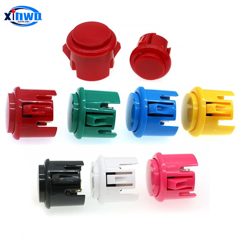 Arcade Wangan Midnight - 10 Buah Tombol Arcade 24mm/30mm Untuk