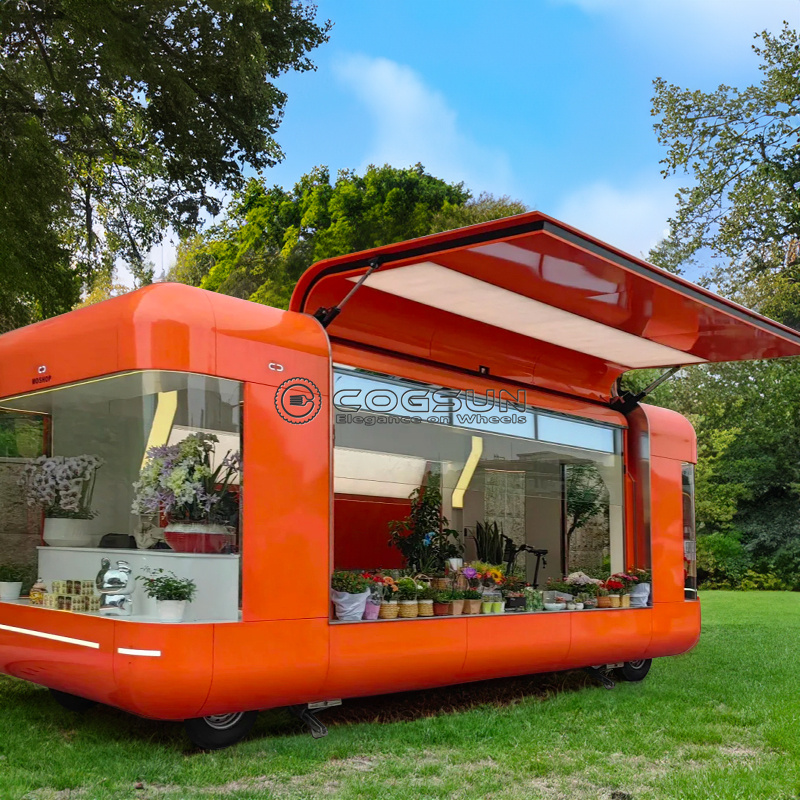 Hot Dog Vending Cart - Trailer Makanan Bergerak Jalanan Pizza Van