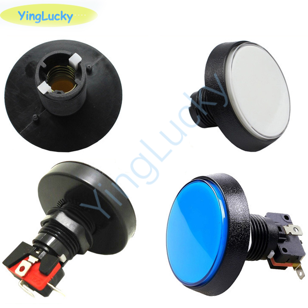 Coin Pusher Machine - 10 buah tombol Arcade 60MM lampu