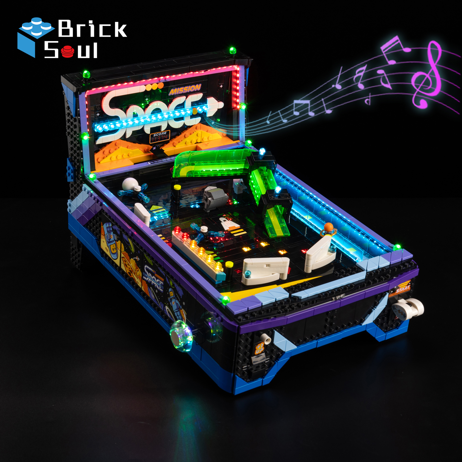 Pinball Machine - Kit Lampu Led BrickSoul Cocok untuk