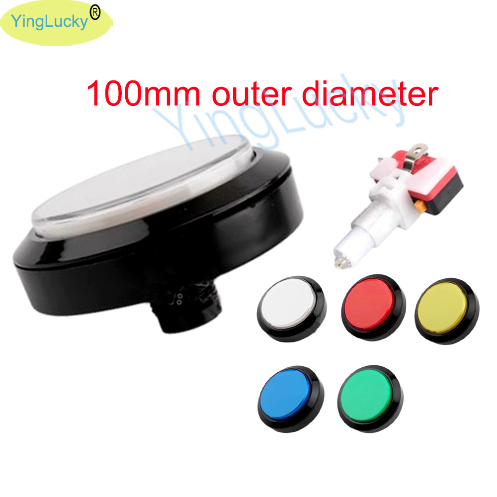 Tombol LED Arcade 12V 100mm To - Arcade Vibes ulasan dan harga
