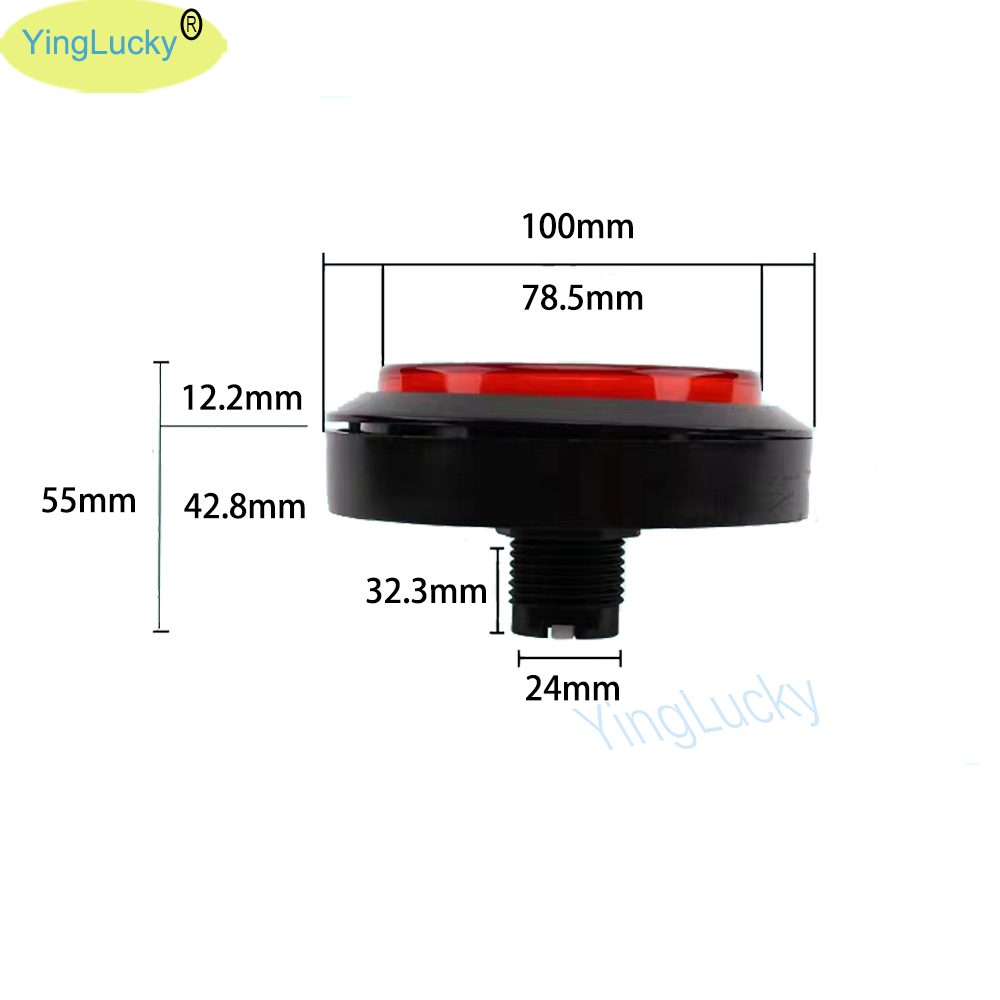 Tombol LED Arcade 12V 100mm To - Arcade Vibes ulasan dan harga