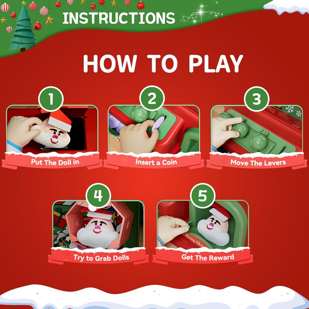 Mesin cakar Natal untuk anak-a - Arcade Games Vending ulasan dan harga