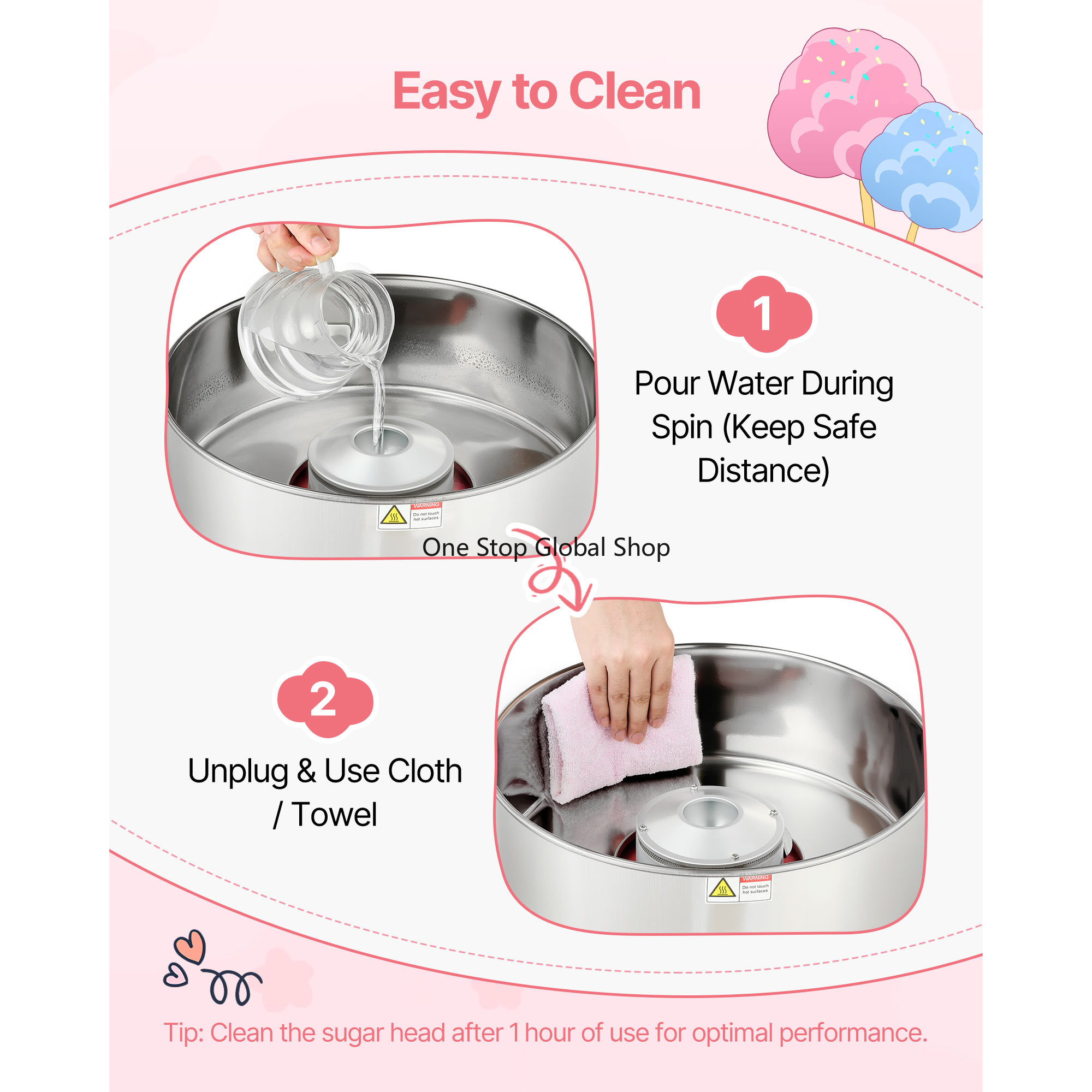 Mesin Pembuat Gula Kapas Komer - Candy Floss Machine ulasan dan harga