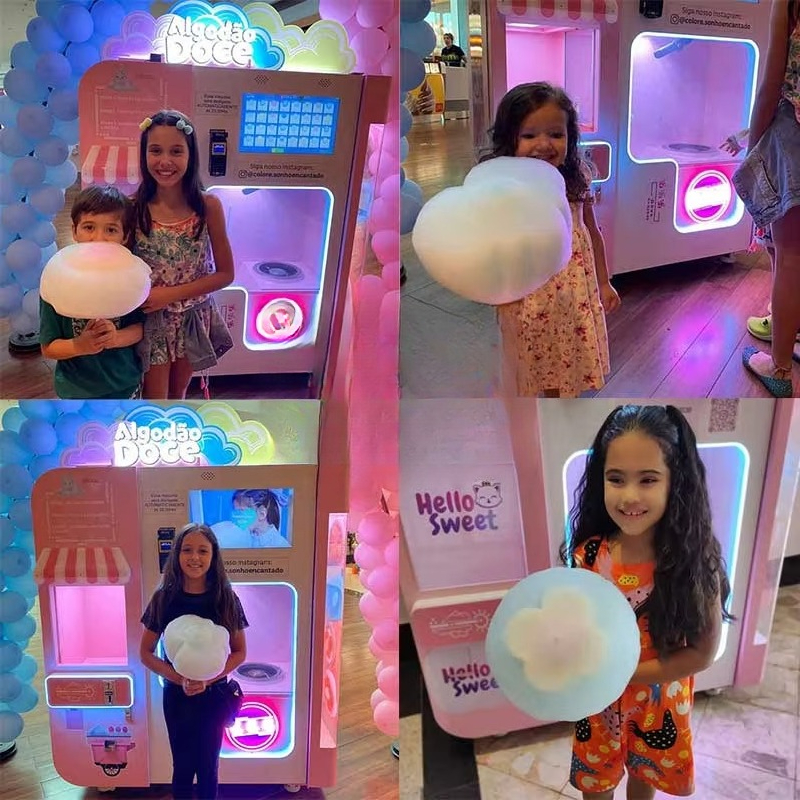 Mesin Penjual Permen Kapas di  - Candy Vending Machine ulasan dan harga