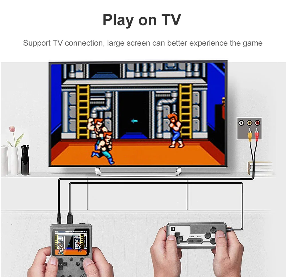 Konsol Retro Arcade LCD Warna  - Arcade Vibes ulasan dan harga