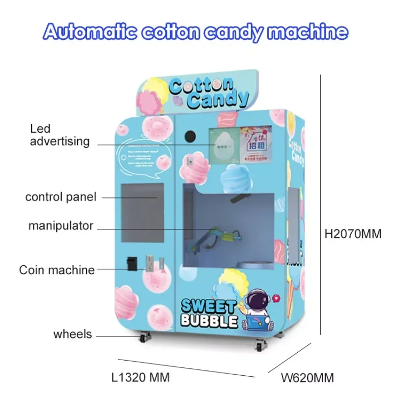 Mesin Pembuat Gula Kapas Anak- - Candy Vending Machine ulasan dan harga