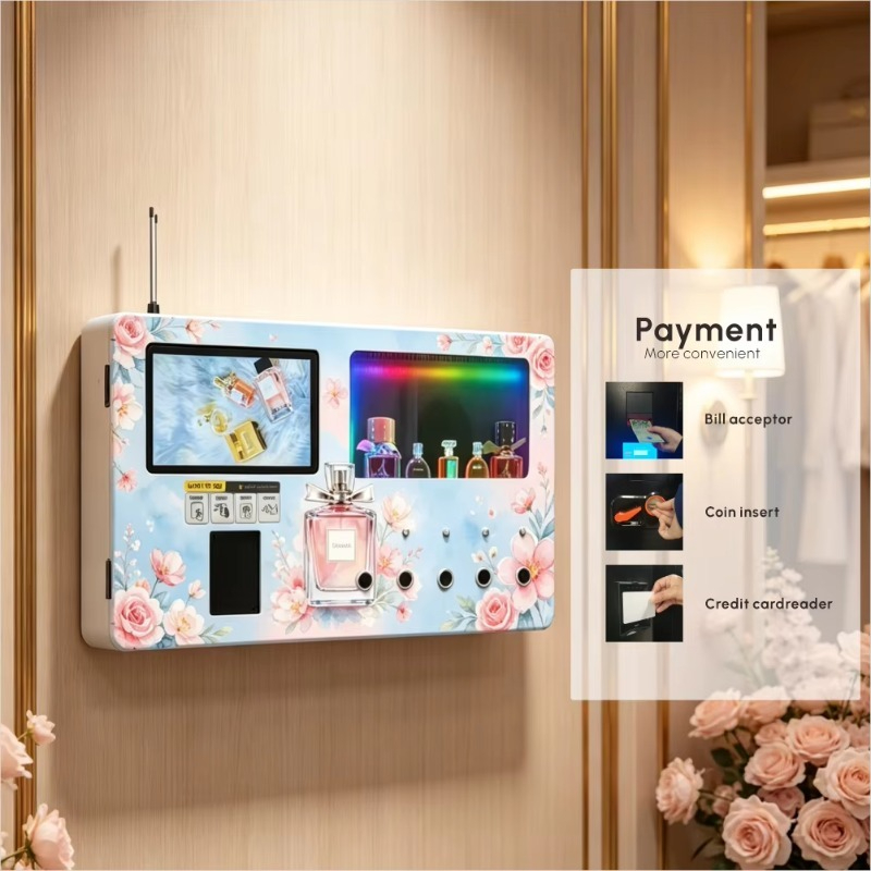 Pabrik Mesin Penjual Parfum Ot - Bill Acceptor Vending ulasan dan harga