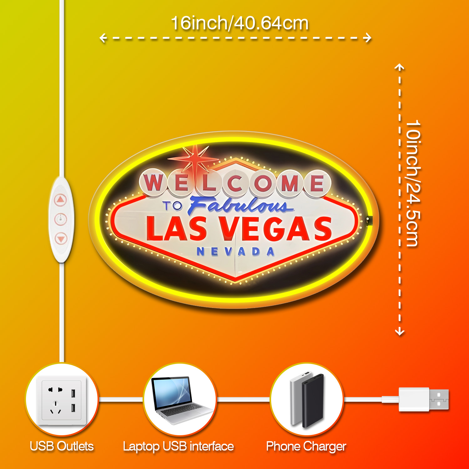 1 Buah Lampu Neon LED Selamat  - Arcade Vegas ulasan dan harga