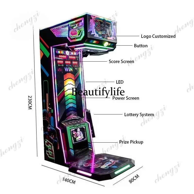 Mesin tinju arcade koin, mesin - Boxing Machine Arcade ulasan dan harga