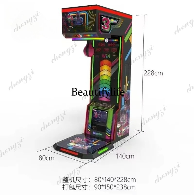 Mesin tinju arcade koin, mesin - Boxing Machine Arcade ulasan dan harga