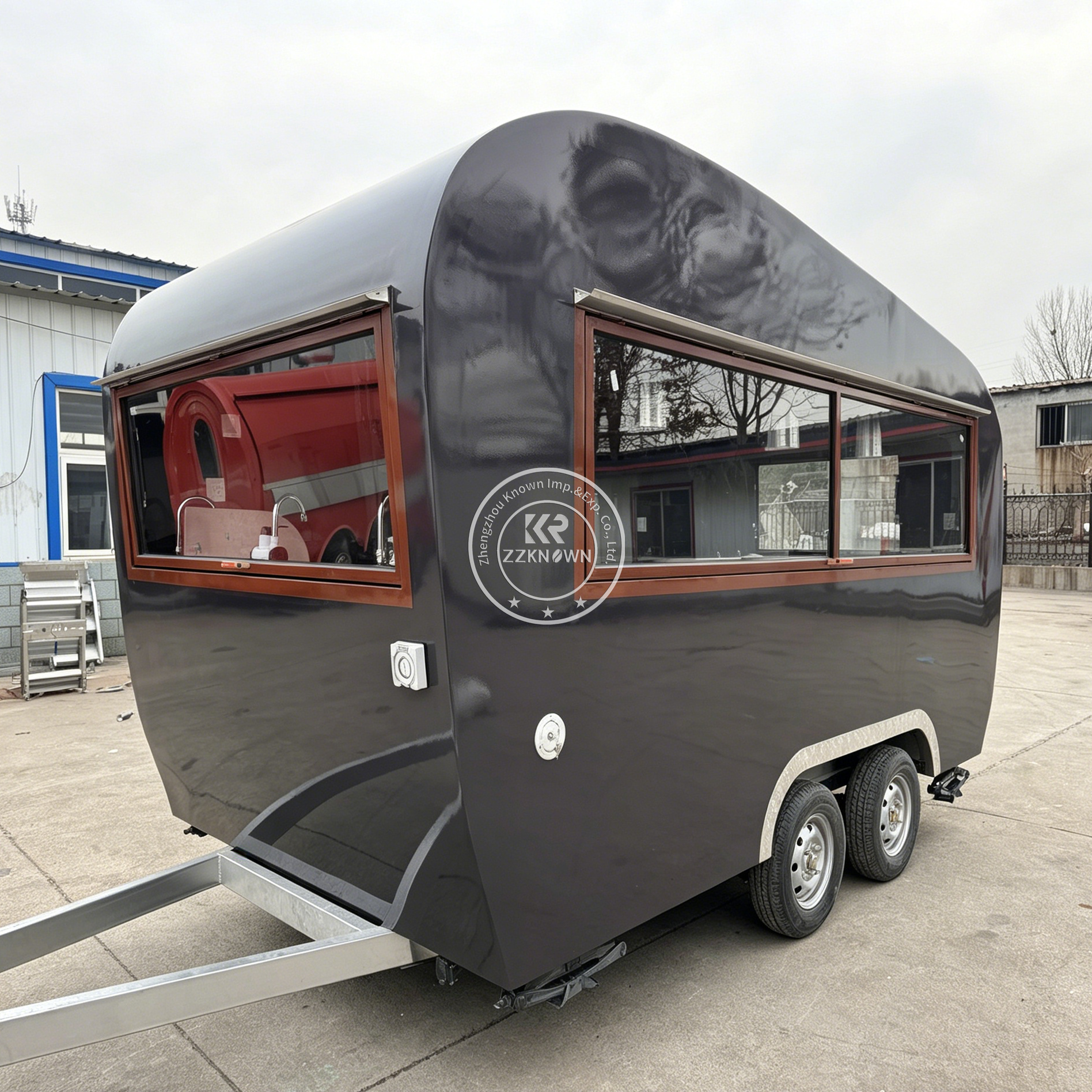 Gerobak Jajanan Mobile Kustom, - Hot Dog Vending Cart ulasan dan harga