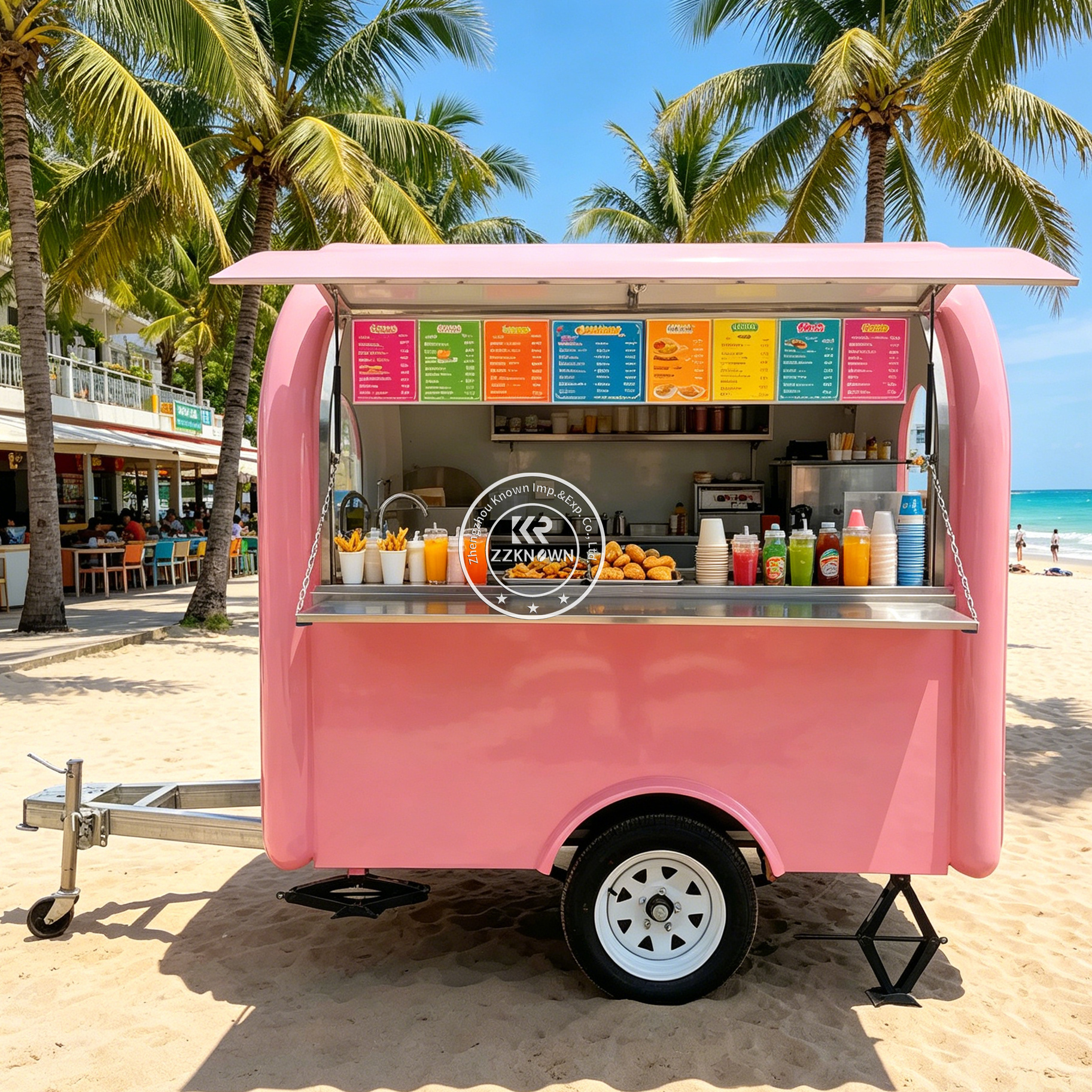 Gerobak Jajanan Jalanan, Gerob - Hot Dog Vending Cart ulasan dan harga
