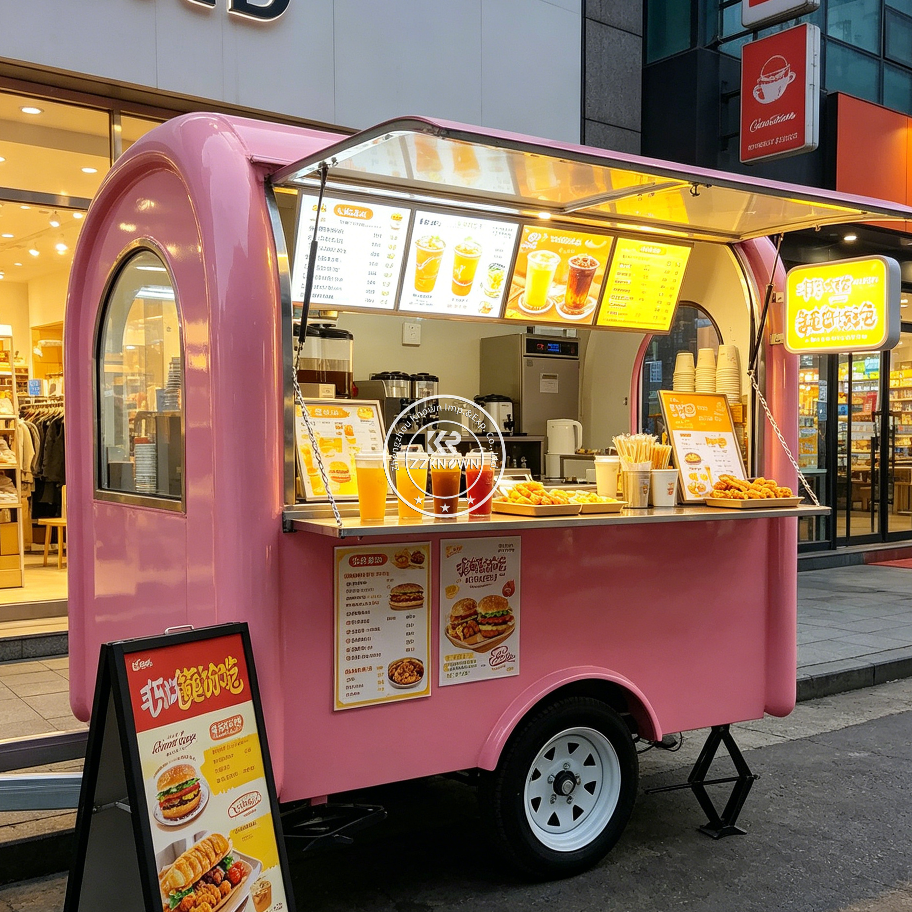 Gerobak Jajanan Jalanan, Gerob - Hot Dog Vending Cart ulasan dan harga