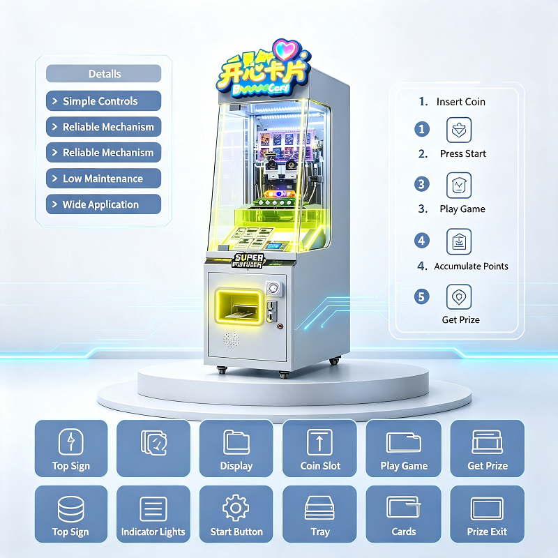 Mesin Hadiah Arcade Push Card, - Redemption Prize Tickets ulasan dan harga