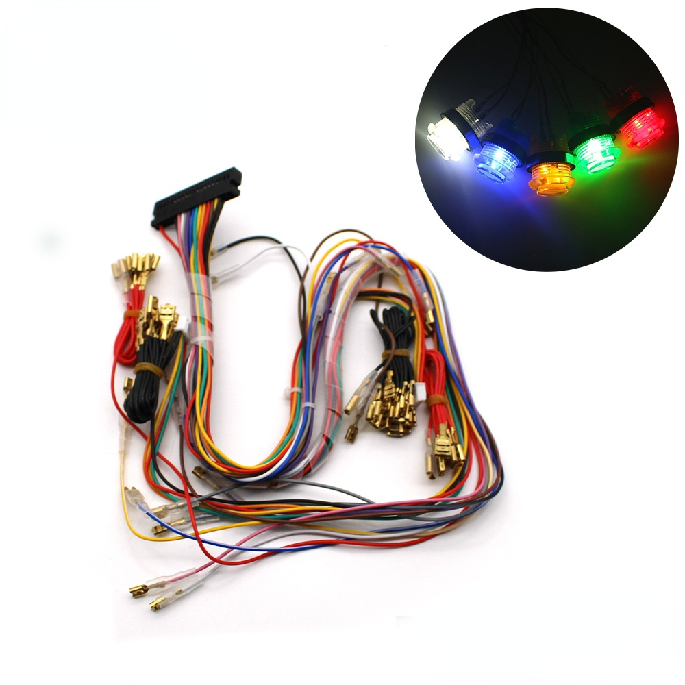 Kabel Harness Kabinet Arcade 4 - Arcade Button Pcb ulasan dan harga