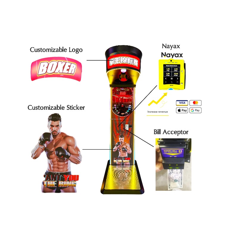 Mesin Tinju Jalanan Tahan Air, - Boxing Machine Arcade ulasan dan harga