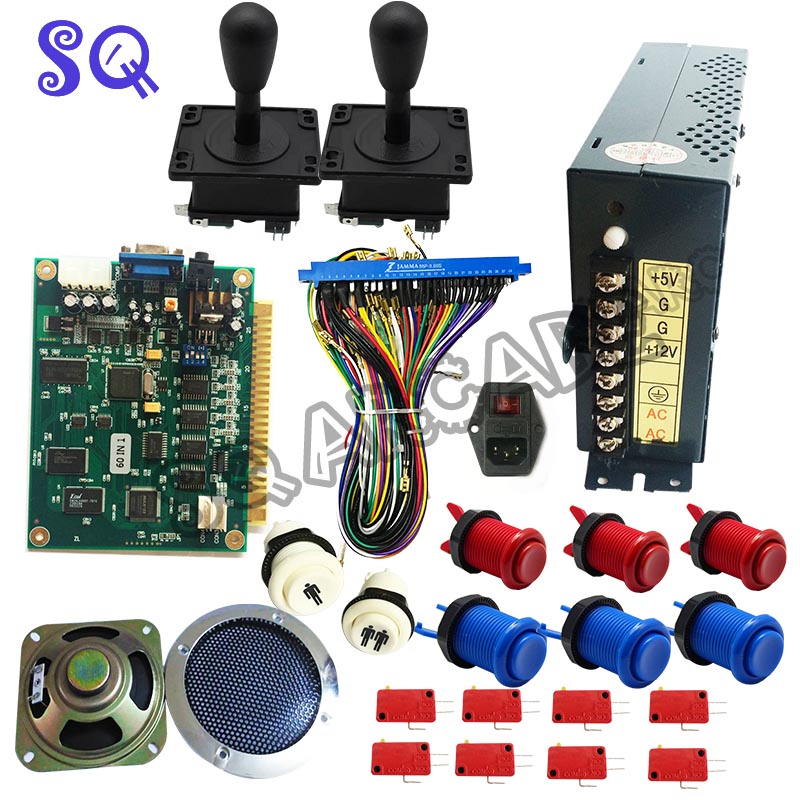 JAMMA Arcade Game Klasik 60 In - Arcade Button Pcb ulasan dan harga