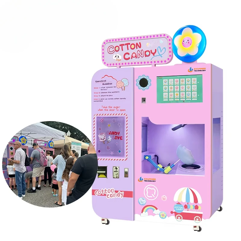 Mesin Penjual Permen Kapas Kus - Candy Floss Machine ulasan dan harga