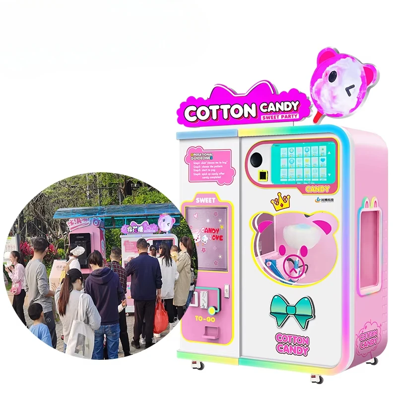 Mesin Penjual Permen Kapas Kus - Candy Floss Machine ulasan dan harga