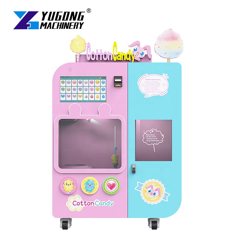 Mesin Pembuat Gula Kapas Otoma - Candy Vending Machine ulasan dan harga