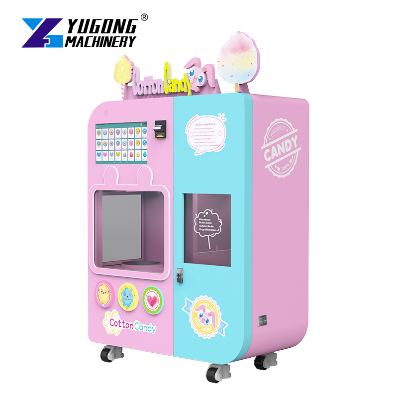 Mesin Pembuat Gula Kapas Otoma - Candy Vending Machine ulasan dan harga