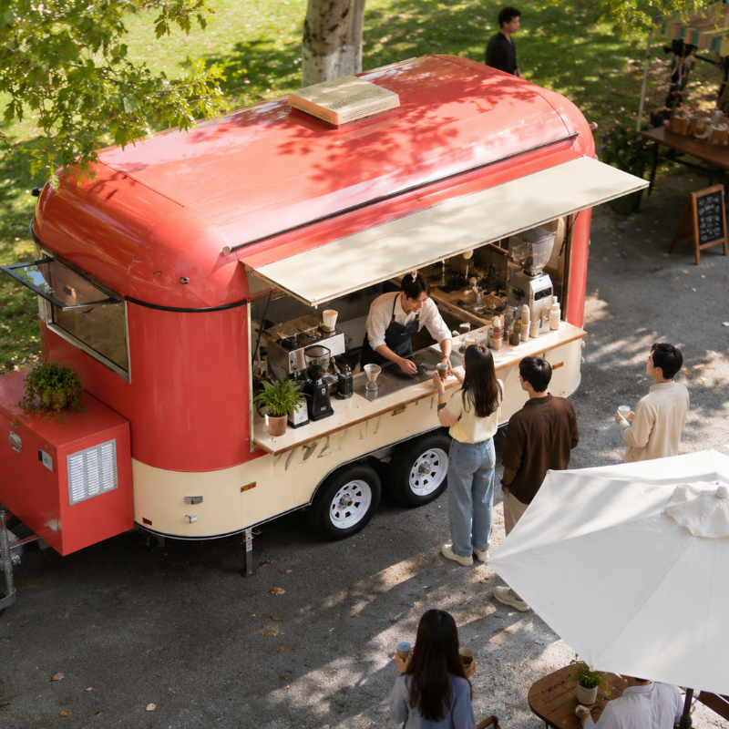 Gerobak Makanan Trailer Mobile - Hot Dog Vending Cart ulasan dan harga