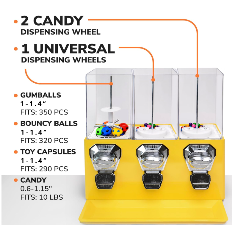 Mesin Penjual Permen Tiga-dala - Candy Vending Machine ulasan dan harga