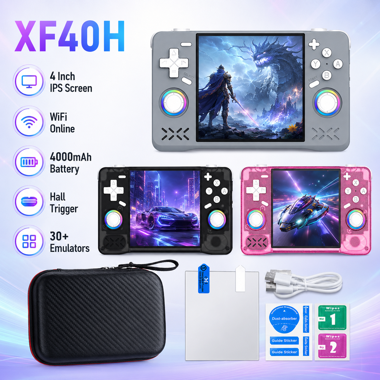 Konsol Game Genggam Retro XF40 - Arcade Vibes ulasan dan harga