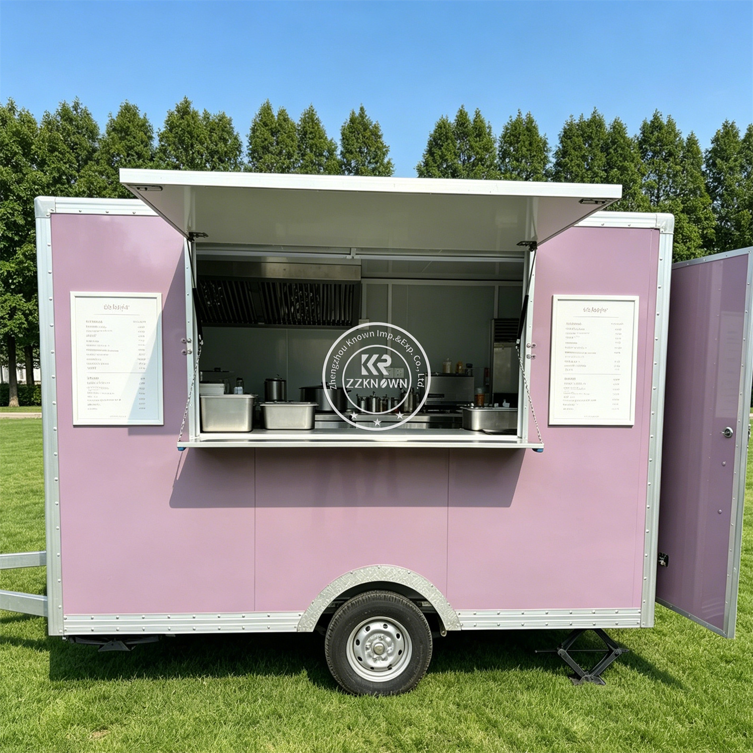 Gerobak Makanan Jalanan Kustom - Hot Dog Vending Cart ulasan dan harga